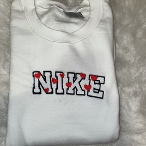 Custom embroidered crewneck